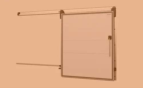 Новая рычажная ручка откатной двери для охлаждаемых помещений | ГК Регион-Гарант